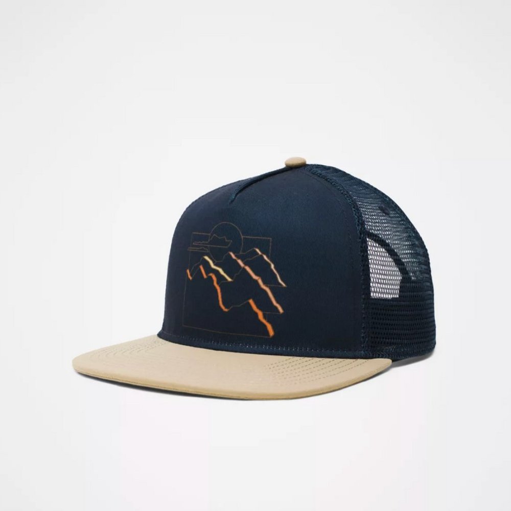 NWT Prana Lower Pines Flat Brim Trucker Hat